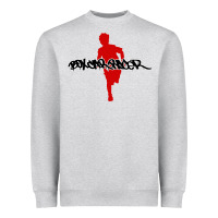 Heather Grey box car racer Heavyweight Sweatshirt - artisFamous