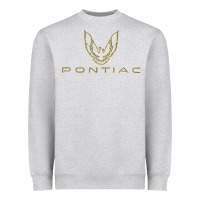 Heather Grey trans am 18 Heavyweight Sweatshirt - artisFamous