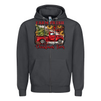 Smoke farm fresh christmas trees Zipper Hoodie - BarkalooDesign
