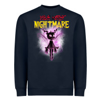 Navy Your Worst Nightmare Heavyweight Sweatshirt - artisFamous