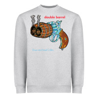 Heather Grey Double Barrel Heavyweight Sweatshirt - artisFamous