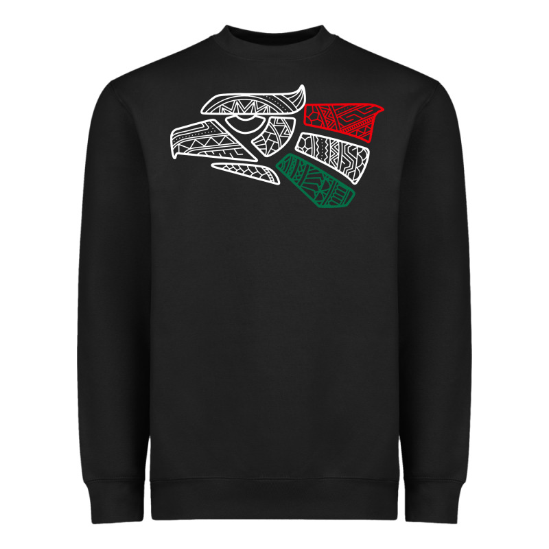 Mexico Flag Heavyweight Sweatshirt by artisFamous | Teevron
