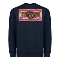 Navy danchshund mom license plate template Heavyweight Sweatshirt - BarkalooDesign