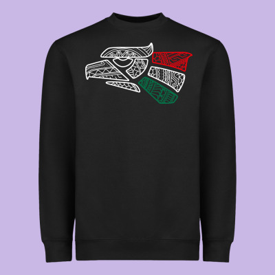 Mexico Flag Heavyweight Sweatshirt Designed By Artisfamous