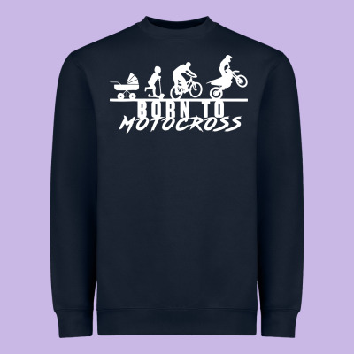 Motocross Motocicleta Evolución Offroad Heavyweight Sweatshirt Designed By Artisfamous