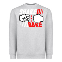 Heather Grey shake and bake tees Heavyweight Sweatshirt - artisFamous