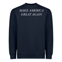 Navy make america great again Heavyweight Sweatshirt - artisFamous