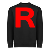 Black team rocket long sleeve t shirt Heavyweight Sweatshirt - artisFamous