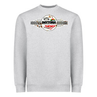 Heather Grey daytona speedway Heavyweight Sweatshirt - artisFamous