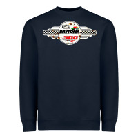Navy daytona speedway Heavyweight Sweatshirt - artisFamous