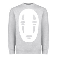 Heather Grey noface spirited away halloween Heavyweight Sweatshirt - artisFamous