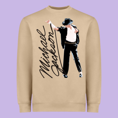 Michael Jackson Heavyweight Sweatshirt Designed By Artisfamous