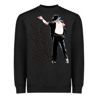 Black Michael Jackson Heavyweight Sweatshirt - artisFamous