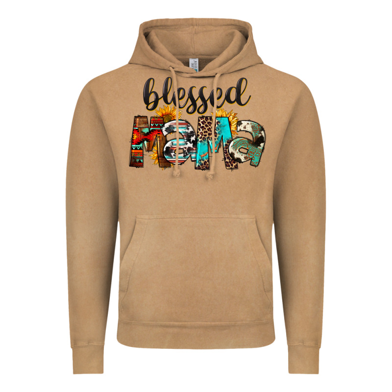 Western Blessed Mama Mother's Day Vintage Hoodie by FaDigitalArtStudio | Teevron