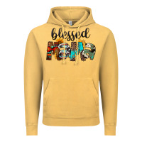 Vintage Mustard Western Blessed Mama Mother's Day Vintage Hoodie - FaDigitalArtStudio