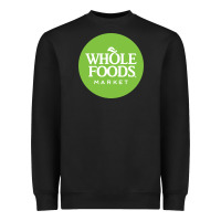 Black Whole Foods Market Heavyweight Sweatshirt - artisFamous