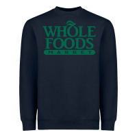 Navy Whole Foods Market Heavyweight Sweatshirt - artisFamous