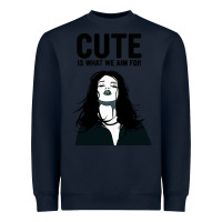 Navy cute is what we aim for Heavyweight Sweatshirt - artisFamous