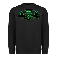 Black The Frankenstein Heavyweight Sweatshirt - artisFamous