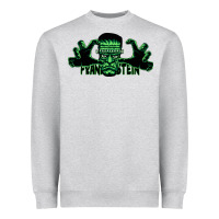 Heather Grey The Frankenstein Heavyweight Sweatshirt - artisFamous