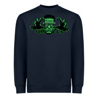Navy The Frankenstein Heavyweight Sweatshirt - artisFamous