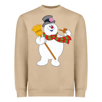 Mushroom Frosty The Snowman New Sku Heavyweight Sweatshirt - artisFamous