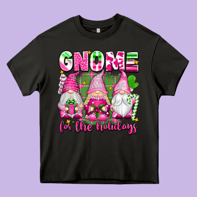 Gnome For The Holidays Heavy Core Tee Designed By Texasbilliewilder