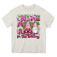 Cream gnome for the holidays Heavy Core Tee - texasbilliewilder