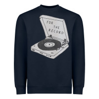 Navy for the record Heavyweight Sweatshirt - artisFamous