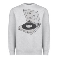 Heather Grey for the record Heavyweight Sweatshirt - artisFamous