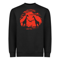 Black giraffe Heavyweight Sweatshirt - artisFamous