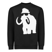 Black mammoth Heavyweight Sweatshirt - artisFamous