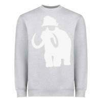 Heather Grey mammoth Heavyweight Sweatshirt - artisFamous