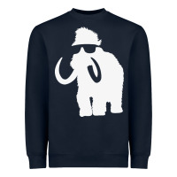 Navy mammoth Heavyweight Sweatshirt - artisFamous