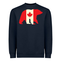 Navy Canadian Bear Heavyweight Sweatshirt - artisFamous