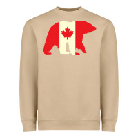 Mushroom Canadian Bear Heavyweight Sweatshirt - artisFamous