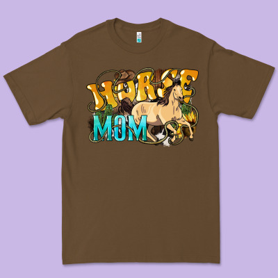 Horse Mom Rope Premium Tee Designed By Howdyjamesfarm