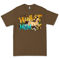 Cacao Horse Mom Rope Premium Tee - HowdyJamesFarm