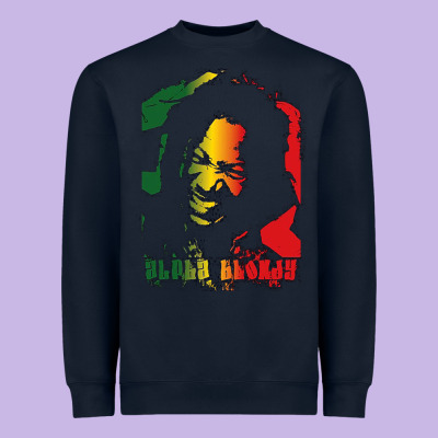 Alpha Blondy Heavyweight Sweatshirt Designed By Artisfamous