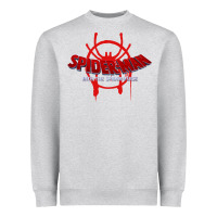 Heather Grey into the spider verse film Heavyweight Sweatshirt - artisFamous