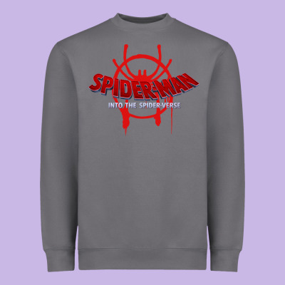 Into The Spider Verse Film Heavyweight Sweatshirt Designed By Artisfamous