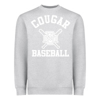 Heather Grey blue mountain cougars club Heavyweight Sweatshirt - artisFamous