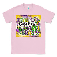 Bubblegum Pink bead up bitches Classic Tee - CowGirlArtShop