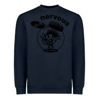 Navy records Heavyweight Sweatshirt - artisFamous