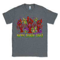 Charcoal Heather happy crawdi gras mardi gras carnival Classic Tee - Jasminsmagicworld
