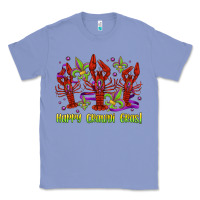 Colony Blue happy crawdi gras mardi gras carnival Classic Tee - Jasminsmagicworld