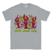 Heather Grey happy crawdi gras mardi gras carnival Classic Tee - Jasminsmagicworld