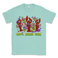 Seafoam happy crawdi gras mardi gras carnival Classic Tee - Jasminsmagicworld