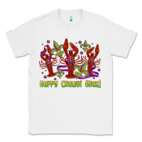 White happy crawdi gras mardi gras carnival Classic Tee - Jasminsmagicworld