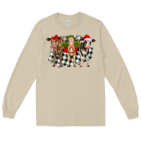 Mushroom Christmas heifers front view Long Sleeve Tee - RanaPortraitStore
